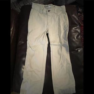 Very sharp light khaki Nautical boys pants, GUC, size 5